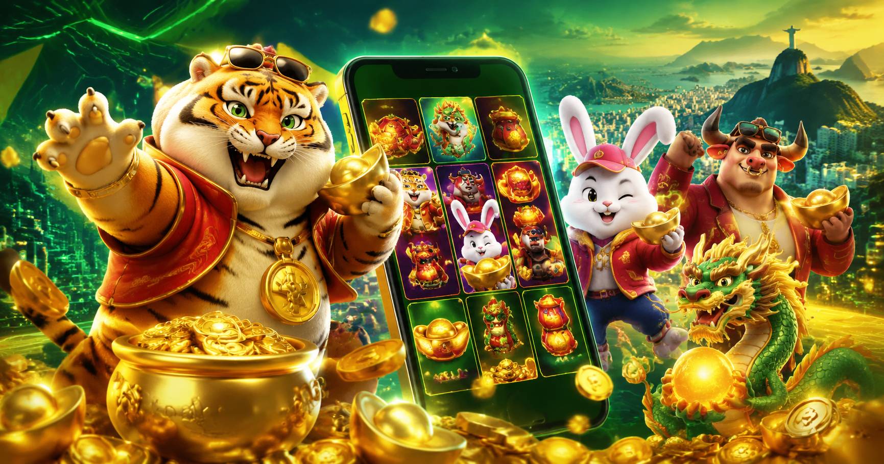 Jogos Fortune Brasil 2026: Guia Completo dos Jogos Fortune Tiger, Rabbit, Ox e Dragon
