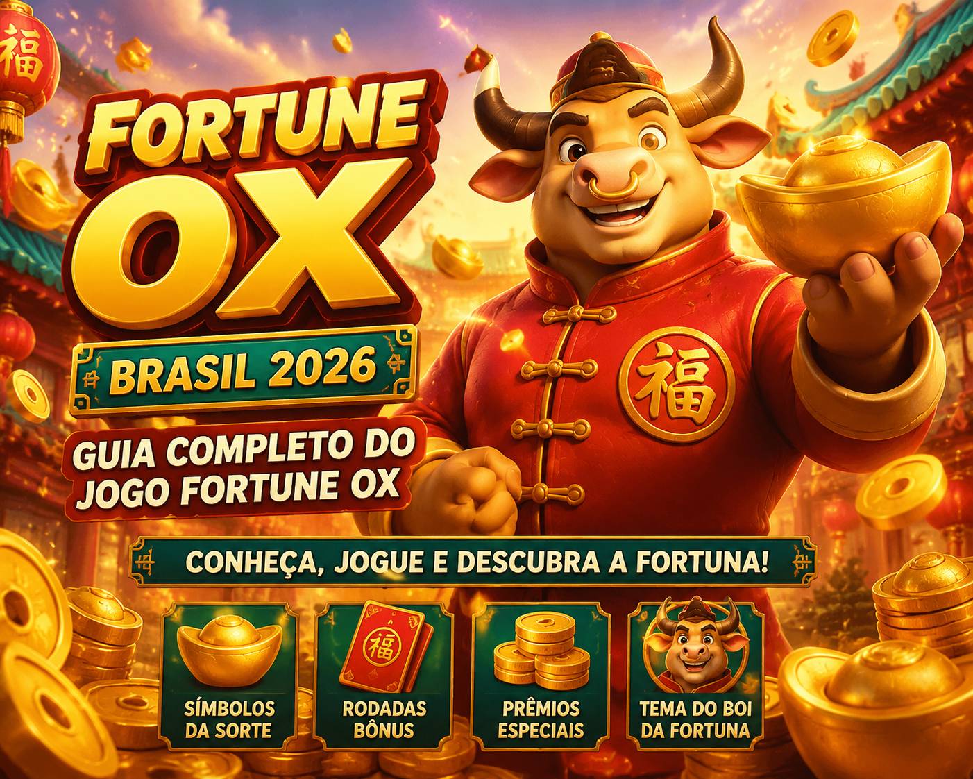 Fortune Ox Brasil 2026: Guia Completo do Jogo Fortune Ox e Suas Características