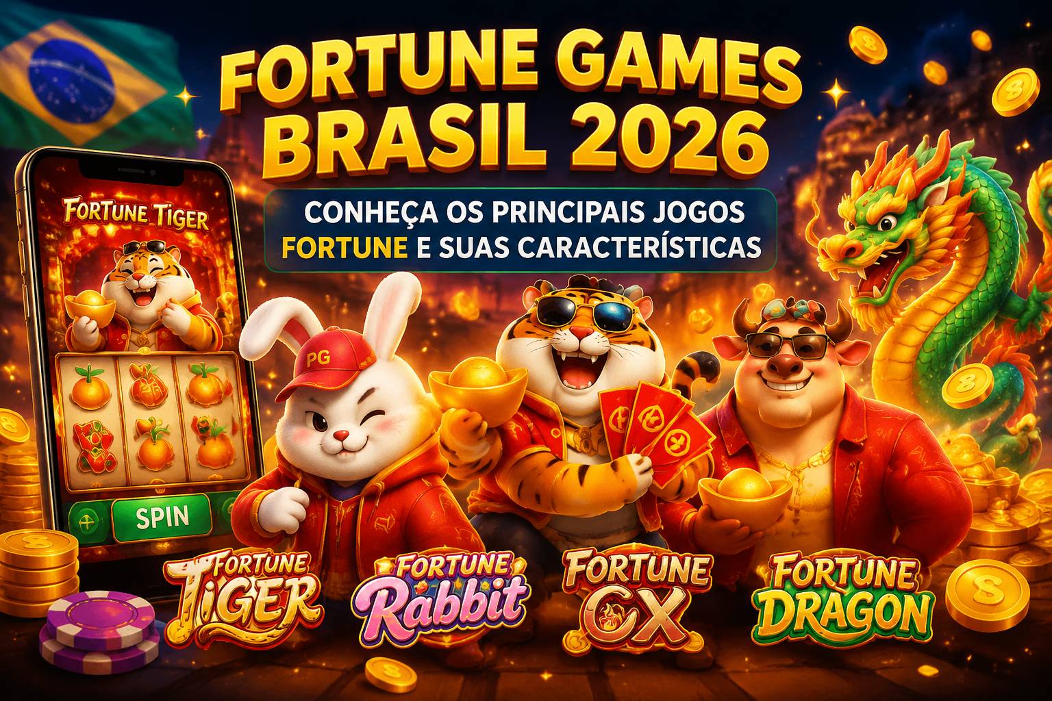 Fortune Games Brasil 2026: Conheça os Principais Jogos